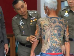 Φωτογραφία για Καταζητούμενος «νονός» της Γιακούζα συνελήφθη όταν τα τατουάζ του έγιναν viral
