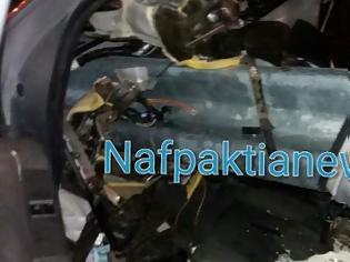 Φωτογραφία για Τροχαίο στη Ναύπακτο: Εικόνες που σοκάρουν από απεγκλωβισμό οδηγού