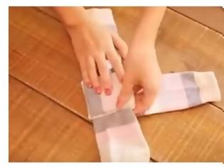 Φωτογραφία για Το κόλπο για να διπλώνετε σωστά τις κάλτσες [video]