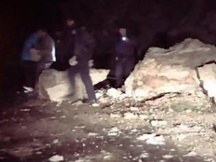 Φωτογραφία για Μεγάλη κατολίσθηση στον Ταΰγετο - Βράχοι έπεσαν στην Εθνική Καλαμάτας-Σπάρτης