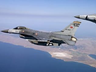 Φωτογραφία για Εικονική αερομαχία με οπλισμένα τουρκικά μαχητικά στο Αιγαίο