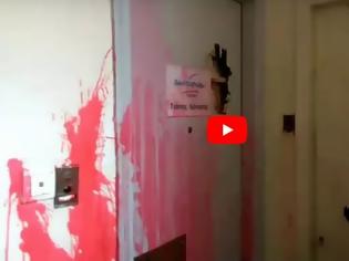 Φωτογραφία για Επίθεση με συνθήματα και μπογιά στα γραφεία του Γ.Λαϊνιώτη των ΑΝΕΛ – Οι απειλές – Τι είχε πει νωρίτερα για το «Μακεδονικό» [Βίντεο]