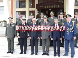Φωτογραφία για Στην υποδοχή του Προέδρου της Δημοκρατίας σε 1η Στρατιά και ΑΤΑ το kranosgr