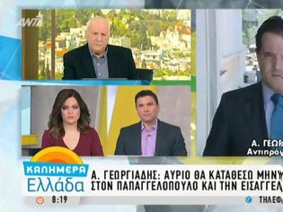 Φωτογραφία για Γεωργιάδης για την εμπλοκή του στο σκάνδαλο Novartis: «Θα καταθέσω μήνυση στον Παπαγγελόπουλο και την Εισαγγελέα! Θα πάνε και οι δύο φυλακή»