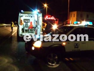 Φωτογραφία για Πριν από λίγο: Τροχαίο ατύχημα στο δρόμο Χαλκίδας - Λεπούρων!
