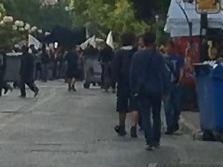 Φωτογραφία για Αντιφασιστική πορεία στο κέντρο της Αθήνας..Συγκέντρωση της Χ.Α στην Μητρόπολη για την άλωση της Κωνσταντινούπολης.