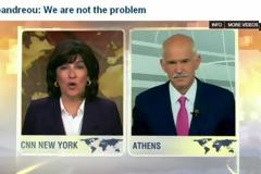 Γ.ΠΑΠΑΝΔΡΕΟΥ στο CNN: Δεν είμαστε εμείς το πρόβλημα