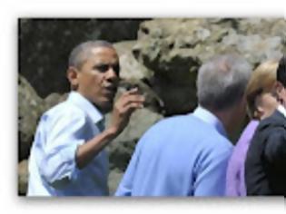 Φωτογραφία για Τα είπαν και πάλι ο Ομπάμα με Μέρκελ,Ολάντ και Μόντι