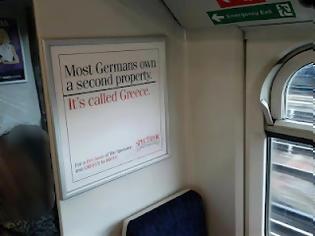 Φωτογραφία για Απίστευτα ανθελληνικό και δεν έχει ιδρώσει το αυτάκι κανενός!!! Δείτε την προκλητική αφίσα στο μετρό του Λονδίνου!
