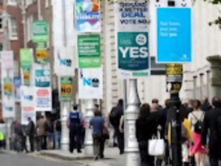 Φωτογραφία για Πιθανότητες 60% να κερδίσει το «ναι» στην Ιρλανδία