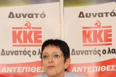 Παπαρήγα: Το ευρώ δεν είναι για μας κόκκινη γραμμή