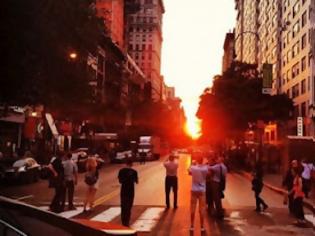 Φωτογραφία για Here comes the sun: ένα μοναδικό αστικό φαινόμενο στη Νέα Υόρκη