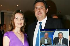 ΠΑΝΟΣ ΚΑΜΜΕΝΟΣ Το μήνυμα στη γυναίκα του on camera