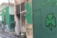 Φωτιά στο ισόγειο πολυκατοικίας όπου βρίσκεται και ο σύνδεσμος του Παναθηναϊκού στην Ηγουμενίτσα! [Video]