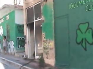 Φωτογραφία για Φωτιά στο ισόγειο πολυκατοικίας όπου βρίσκεται και ο σύνδεσμος του Παναθηναϊκού στην Ηγουμενίτσα! [Video]