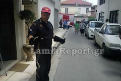 Δεν προλαβαίνουν τα φίδια μέσα στην πόλη της Λαμίας...