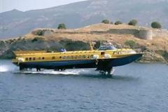 Ιπτάμενο δελφίνι προσάραξε ανάμεσα σε Αγκίστρι και Αίγινα