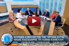 Τι είπε η Λιάνα Κανέλη μετά τα χαστούκια  του Ηλ. Κασιδιάρη