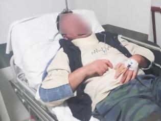 Φωτογραφία για Επεισόδιο Προέδρων στη Μακρυνεία: Ο χτυπημένος Κώστας Αλεξανδρής στο τμήμα επειγόντων περιστατικών του Νοσοκομείου Αγρινίου (ΔΕΙΤΕ ΦΩΤΟ)