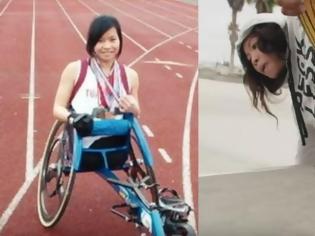 Φωτογραφία για Γεννήθηκε χωρίς πόδια – Σήμερα είναι αθλήτρια, χορεύτρια, σέρφερ και δεν το βάζει κάτω!