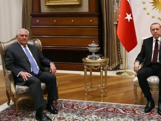 Φωτογραφία για Τουρκία: Συνάντηση Τίλερσον με Ερντογάν - Τι συζήτησαν