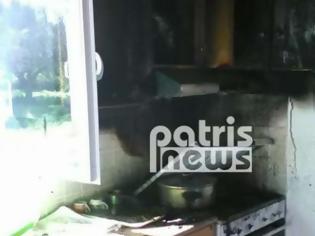 Φωτογραφία για Ηλεία: Παρολίγο τραγωδία- Έβγαλαν ανάπηρη από το παράθυρο από φωτιά σε σπίτι