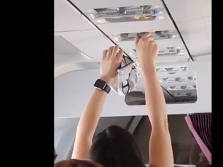 Φωτογραφία για Απίστευτη νεαρή Ρωσίδα - Στέγνωνε το βρακί της στο σύστημα εξαερισμού του αεροπλάνου [video]