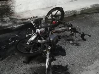 Φωτογραφία για Τρίκαλα: Αστυνομικός βρήκε το μηχανάκι του σε αυτή την κατάσταση