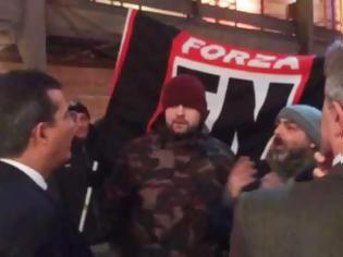 Φωτογραφία για Ιταλία: Μέλη της νεοφασιστικής Forza Nuova εισέβαλαν σε τηλεοπτικό σταθμό [ΒΙΝΤΕΟ]