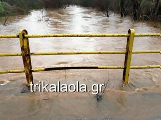Φωτογραφία για Τρίκαλα: Υπερχείλισαν όλα τα ποτάμια - Εκατοντάδες στρέμματα πλημμύρισαν - Κινδυνεύουν χωριά [video]
