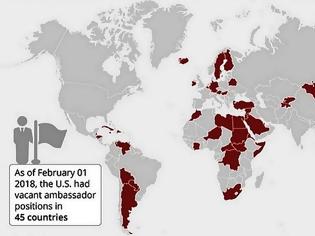 Φωτογραφία για Γιατί οι ΗΠΑ δεν έχουν πρέσβη σε αυτές τις 45 χώρες κύριε Τραμπ;