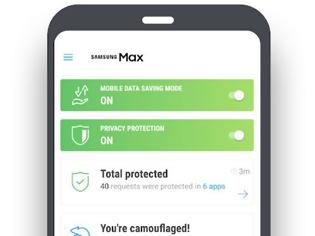 Φωτογραφία για Samsung Max: εφαρμογή VPN με εργαλεία data