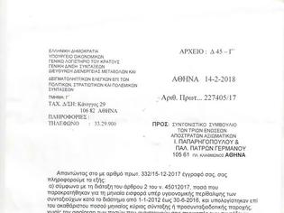 Φωτογραφία για Απάντηση ΓΛΚ για κρατήσεις υπερ ΕΑΣ & Υγειον. Περίθαλψης στο Συντονιστικό 3ΕΑΑ (ΕΓΓΡΑΦΟ)