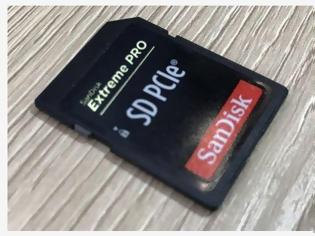 Φωτογραφία για Κάρτα μνήμης Secure Digital (SD) με PCIe x1 interface