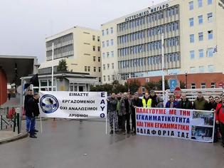 Φωτογραφία για Θεσσαλονίκη: Διαμαρτυρία της Ενωσης Αστυνομικών μετά τα επεισόδια σε συμβολαιογραφικό γραφείο