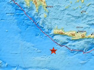 Φωτογραφία για Σεισμός ΤΩΡΑ: «Ταρακουνήθηκε» η Κρήτη