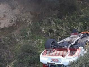 Φωτογραφία για υτική Ελλάδα: Ατύχημα στο 40ο Ράλι Αχαιός – Subaru έπεσε σε χαράδρα, στο Νοσοκομείο ο οδηγός! (ΔΕΙΤΕ ΦΩΤΟ)