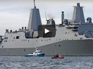 Φωτογραφία για Στην Κύπρο το πολεμικό πλοίο USS New York, Φτιαγμένο από τα συντρίμμια των Δίδυμων Πύργων [video]