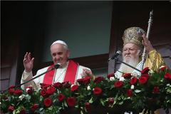 Ο Πατριάρχης Βαρθολομαίος εξαίρει το γεγονός της σύμπτωσης προσανατολισμού με τον Πάπα Φραγκίσκο για την αποκατάσταση της διαρραγείσης ενότητος του Χριστιανικού κόσμου