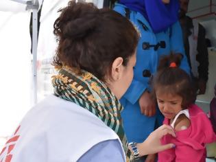 Φωτογραφία για Οι Γιατροί χωρίς Σύνορα πραγματοποίησαν μαζικούς εμβολιασμούς κατά της ιλαράς- Στα 2099 τα κρούσματα στη χώρα