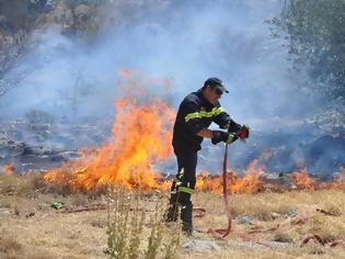 Φωτογραφία για Σε χωριό των Ψαχνών: Σύλληψη 71χρονου για εμπρησμό από αμέλεια!