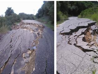 Φωτογραφία για Συνεχίζεται το κατολισθητικό φαινόμενο στα ΛΟΥΤΡΑ ΤΡΥΦΟΥ (ΦΩΤΟ)