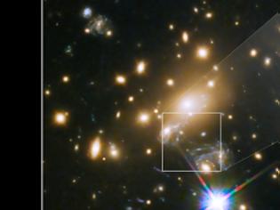 Φωτογραφία για Το τηλεσκόπιο Hubble φωτογράφισε το πιο μακρινό άστρο μέχρι σήμερα, τον «Ίκαρο»