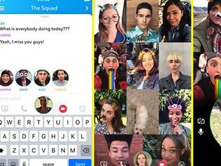 Φωτογραφία για To Snapchat εισάγει τη λειτουργία video chat σε ομάδες ατόμων