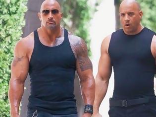 Φωτογραφία για Οι έχθρες των σταρ: Ο Dwayne Johnson αρνήθηκε να γυρίσει σκηνές με τον Vin Diesel