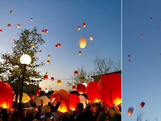 Φωτογραφία για Πάσχα στη Βόρεια Εύβοια: Αναβίωσε και φέτος το εντυπωσιακό έθιμο με τα αερόστατα στον Άγιο Αιδηψού! (ΦΩΤΟ & ΒΙΝΤΕΟ)