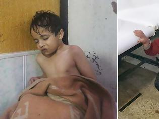 Φωτογραφία για Δραματικές εικόνες: 500 άνθρωποι δηλητηριάστηκαν από χημική επίθεση στην Συρία που σκότωσε 43 ανθρώπους