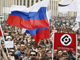 Φωτογραφία για Χιλιάδες διαδηλωτές στη Μόσχα για το μπλόκο στο Telegram