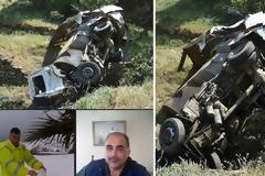 Τήνος: Εικόνες σοκ από το διαλυμένο απορριμματοφόρο - Πατέρας δύο παιδιών ο άτυχος υπάλληλος