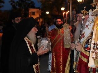 Φωτογραφία για Η Καλαμαριά υποδέχθηκε την Κάρα του Αγίου Παντελεήμονος (φωτογραφίες)